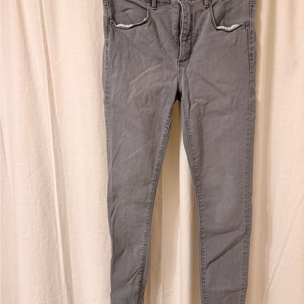 LOFT Gray Skinny Jeans
